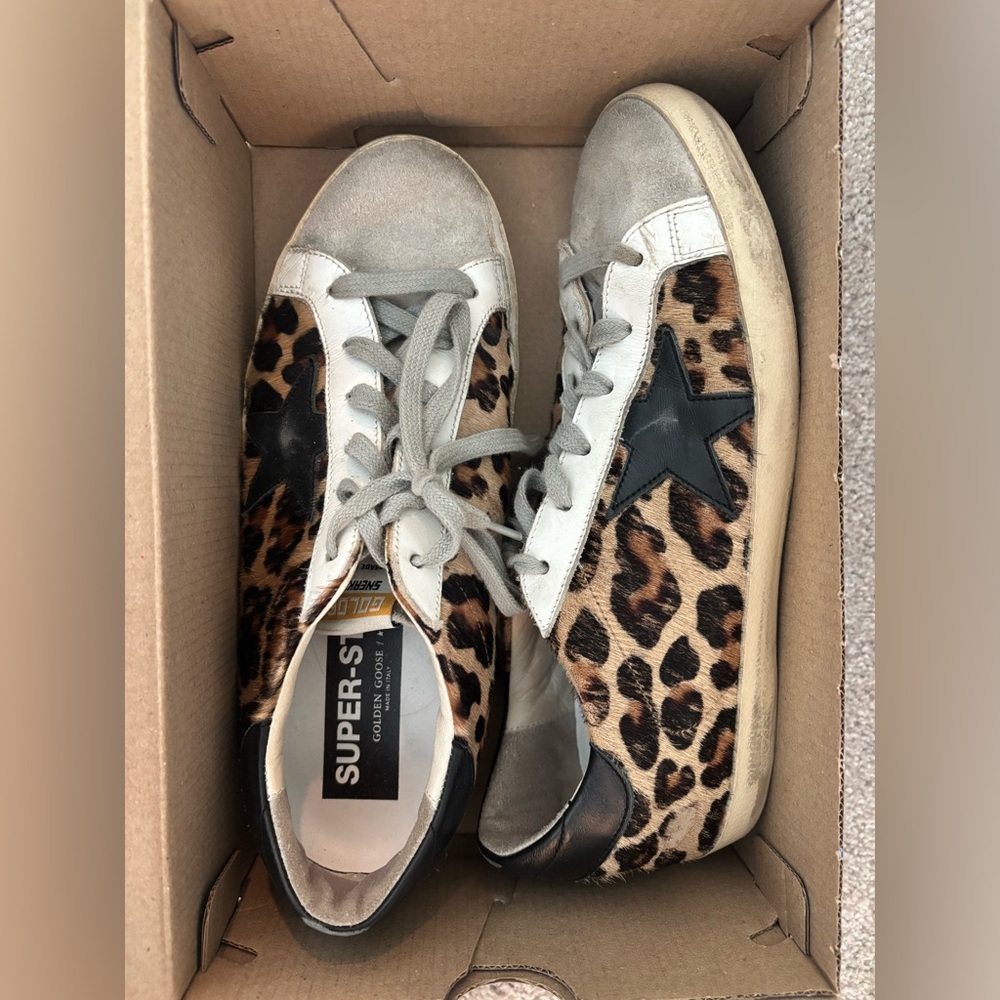 Golden Goose Superstar Sneakers - Leopard